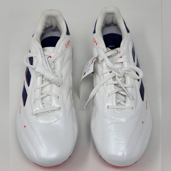 adidas Soccer Copa Pure 2 Elite FG Cloud White Blue Cleats IG6402 Men\'s Size 7